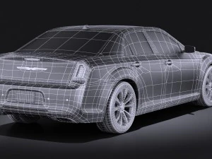 Chrysler 300 2015 vray 3D Model