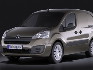 Citroen Berlingo 2015 Vray 3D Model