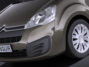 Citroen Berlingo 2015 Vray 3D Model