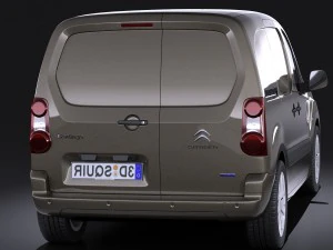 Citroen Berlingo 2015 Vray 3D Model