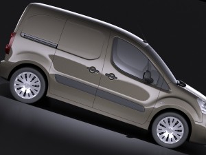 Citroen Berlingo 2015 Vray 3D 모델