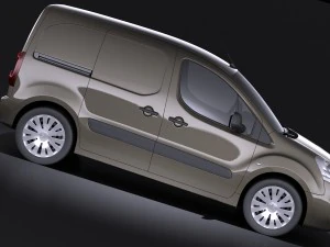 Citroen Berlingo 2015 Vray 3D Model