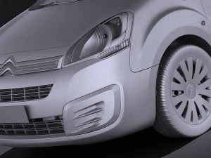 Citroen Berlingo 2015 Vray 3D Model