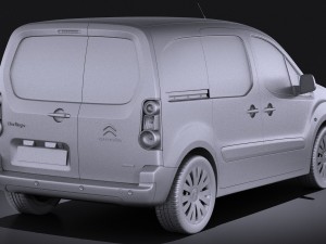 Citroen Berlingo 2015 Vray 3D 모델