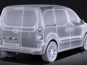Citroen Berlingo 2015 Vray 3D 모델