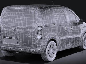 Citroen Berlingo 2015 Vray 3D Model
