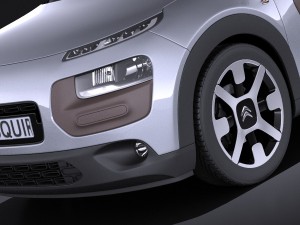 Citroen C4 Cactus 2015 Vray Model 3D