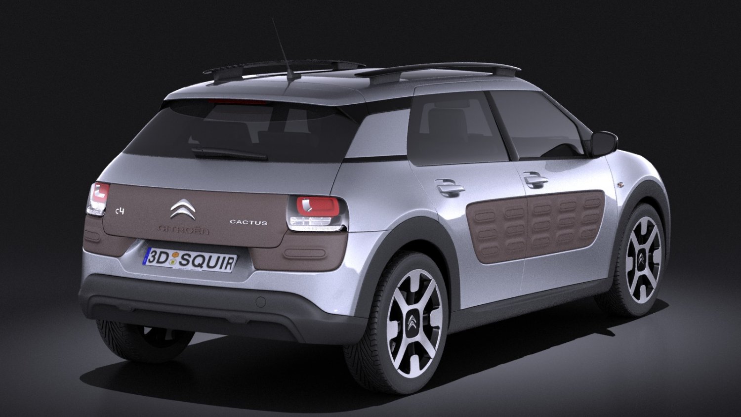 Citroen C4 Cactus 2015 VRAY 3D Model in Concept 3DExport