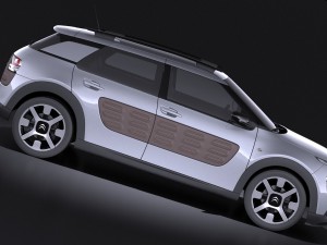 Citroen C4 Cactus 2015 Vray Model 3D