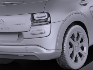 Citroen C4 Cactus 2015 Vray Model 3D