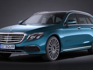 Mercedes-Benz E-class Estate 2017 3D Model