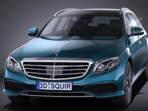 Mercedes-Benz E-class Estate 2017 Modelo 3D