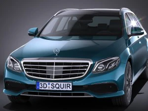 Mercedes-Benz E-class Estate 2017 3D Model