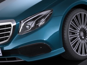 Mercedes-Benz E-class Estate 2017 Modelo 3D