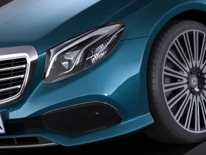 Mercedes-Benz E-class Estate 2017 3D Model