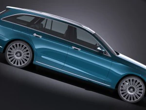 Mercedes-Benz E-class Estate 2017 3D Model