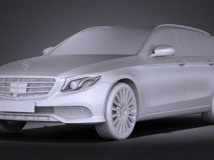 Mercedes-Benz E-class Estate 2017 Modelo 3D