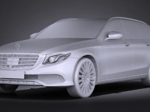 Mercedes-Benz E-class Estate 2017 3D Model