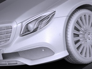 Mercedes-Benz E-class Estate 2017 Modelo 3D