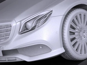Mercedes-Benz E-class Estate 2017 3D Model