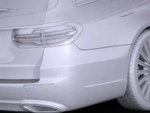 Mercedes-Benz E-class Estate 2017 3D Model