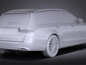Mercedes-Benz E-class Estate 2017 3D Model