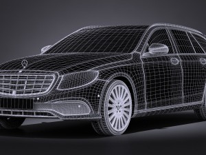 Mercedes-Benz E-class Estate 2017 Modelo 3D