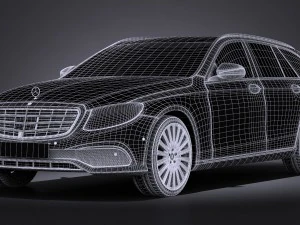 Mercedes-Benz E-class Estate 2017 3D Model