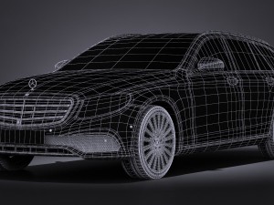 Mercedes-Benz E-class Estate 2017 Modelo 3D
