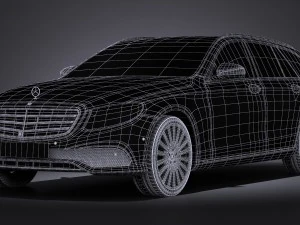 Mercedes-Benz E-class Estate 2017 3D Model