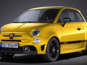 Fiat 595 Abarth 2017 Modelo 3D
