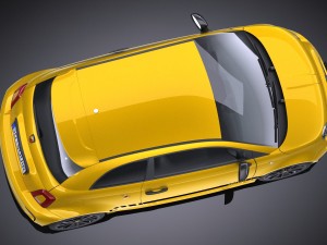 Fiat 595 Abarth 2017 3D 모델