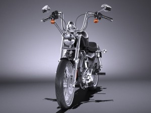 Harley Davidson Seventy Two 2016 Modelo 3D