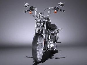 Harley Davidson siedemdziesiąt dwa 2016 Model 3D
