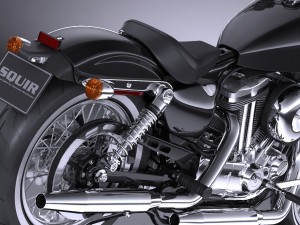 Harley Davidson Seventy Two 2016 Modelo 3D