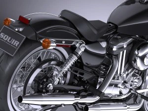 Harley Davidson siedemdziesiąt dwa 2016 Model 3D