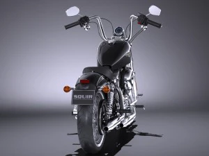 Harley Davidson siedemdziesiąt dwa 2016 Model 3D