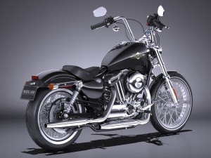 Harley Davidson Seventy Two 2016 Modelo 3D