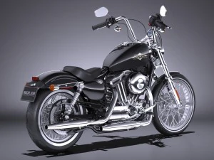 Harley Davidson siedemdziesiąt dwa 2016 Model 3D