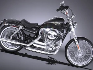 Harley Davidson siedemdziesiąt dwa 2016 Model 3D