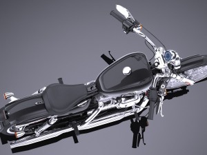 Harley Davidson Seventy Two 2016 Modelo 3D