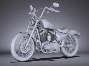 Harley Davidson siedemdziesiąt dwa 2016 Model 3D