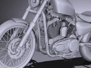 Harley Davidson siedemdziesiąt dwa 2016 Model 3D