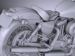 Harley Davidson Seventy Two 2016 Modelo 3D