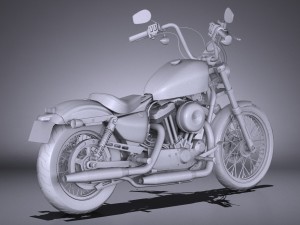 Harley Davidson Seventy Two 2016 Modelo 3D