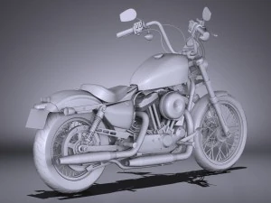 Harley Davidson siedemdziesiąt dwa 2016 Model 3D