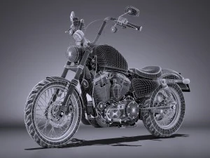 Harley Davidson siedemdziesiąt dwa 2016 Model 3D