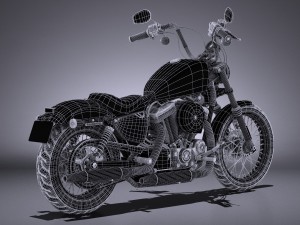 Harley Davidson Seventy Two 2016 Modelo 3D
