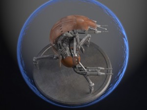 Star Wars Droideka Destroyer Droid Modèle 3D