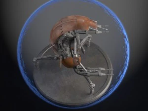 Star Wars Droideka Destroyer Droid 3D Model